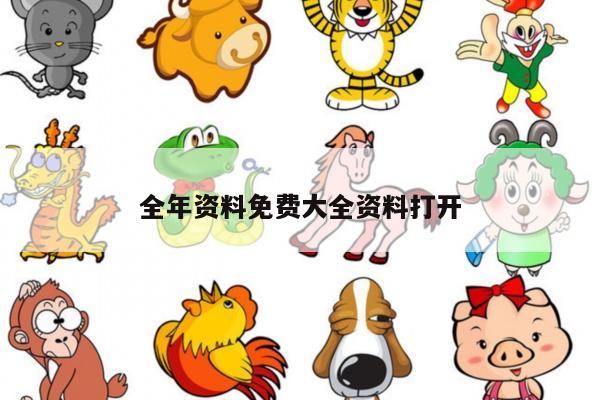 全年资料免费大全资料打开
